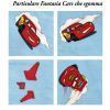 Particolare Fantasia "Cars che sgomma" Azzurro